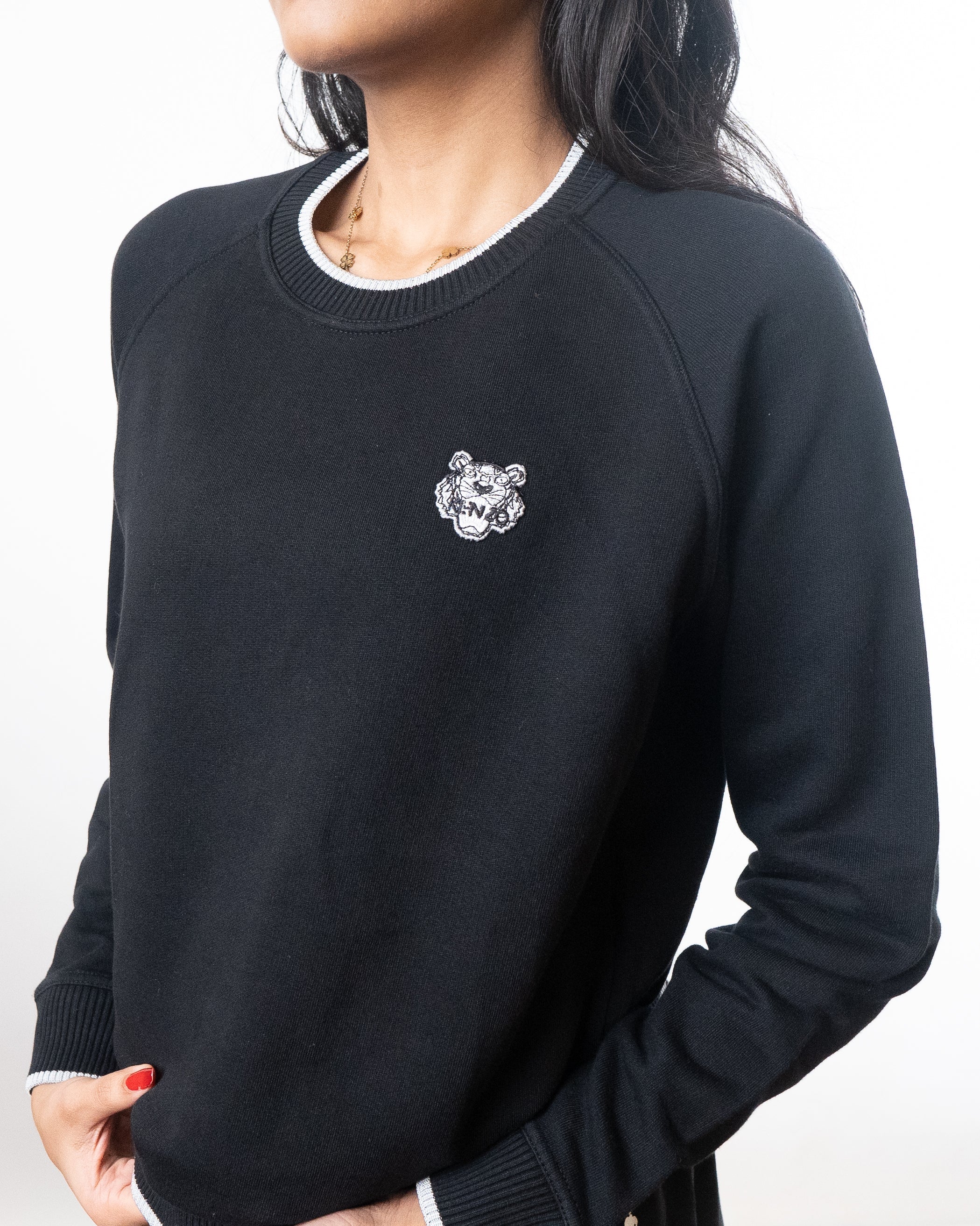 Kenzo Tiger Logo Black Sweatshirt - view 2