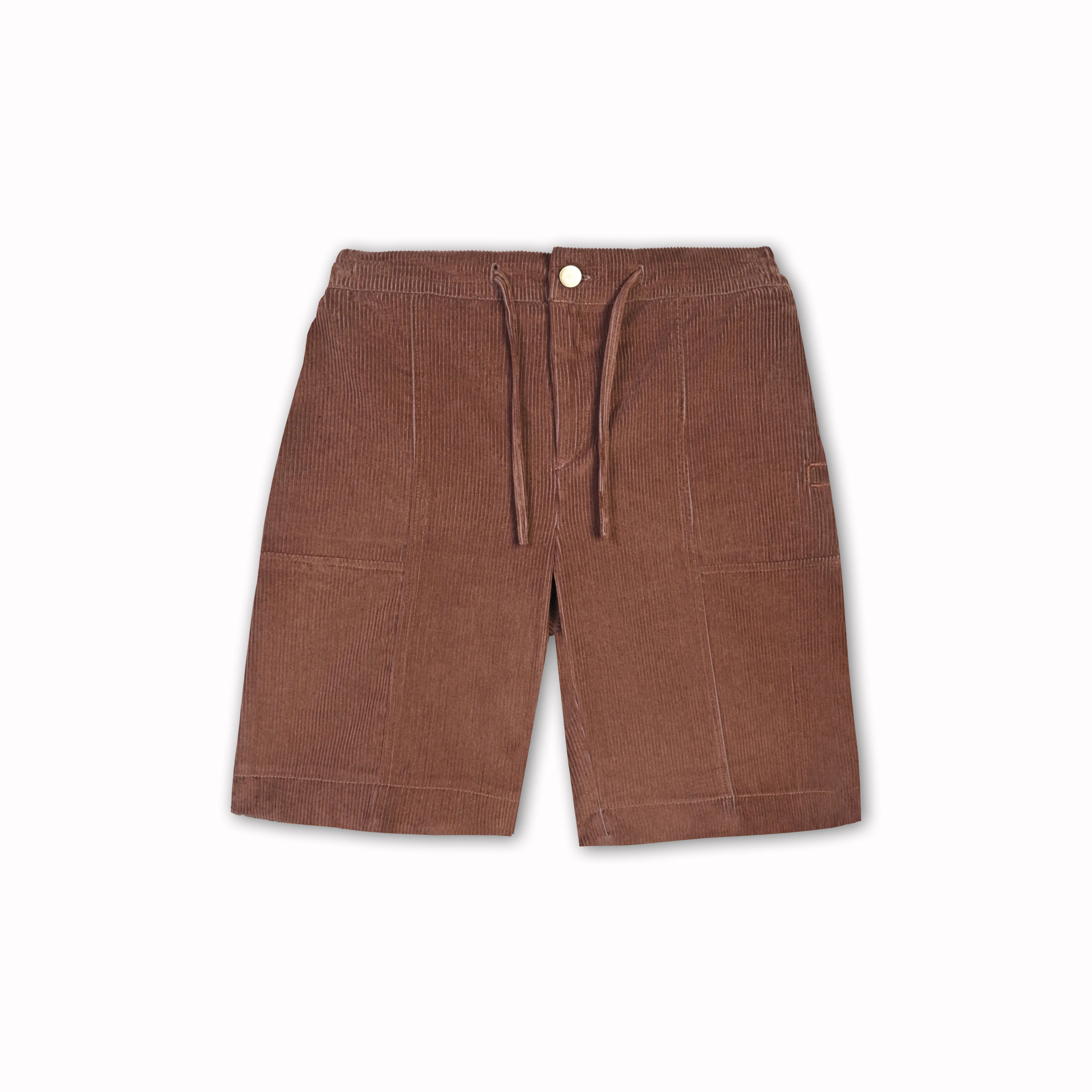 Superkicks | Corduroy Shorts { Mud Brown