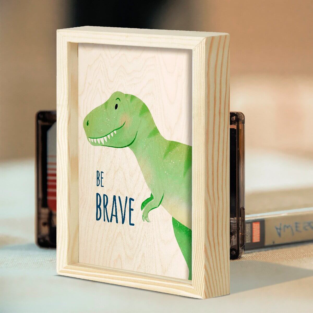 Bigsmall_cc Dino Wooden Wall Art - Set of 6 - view 2