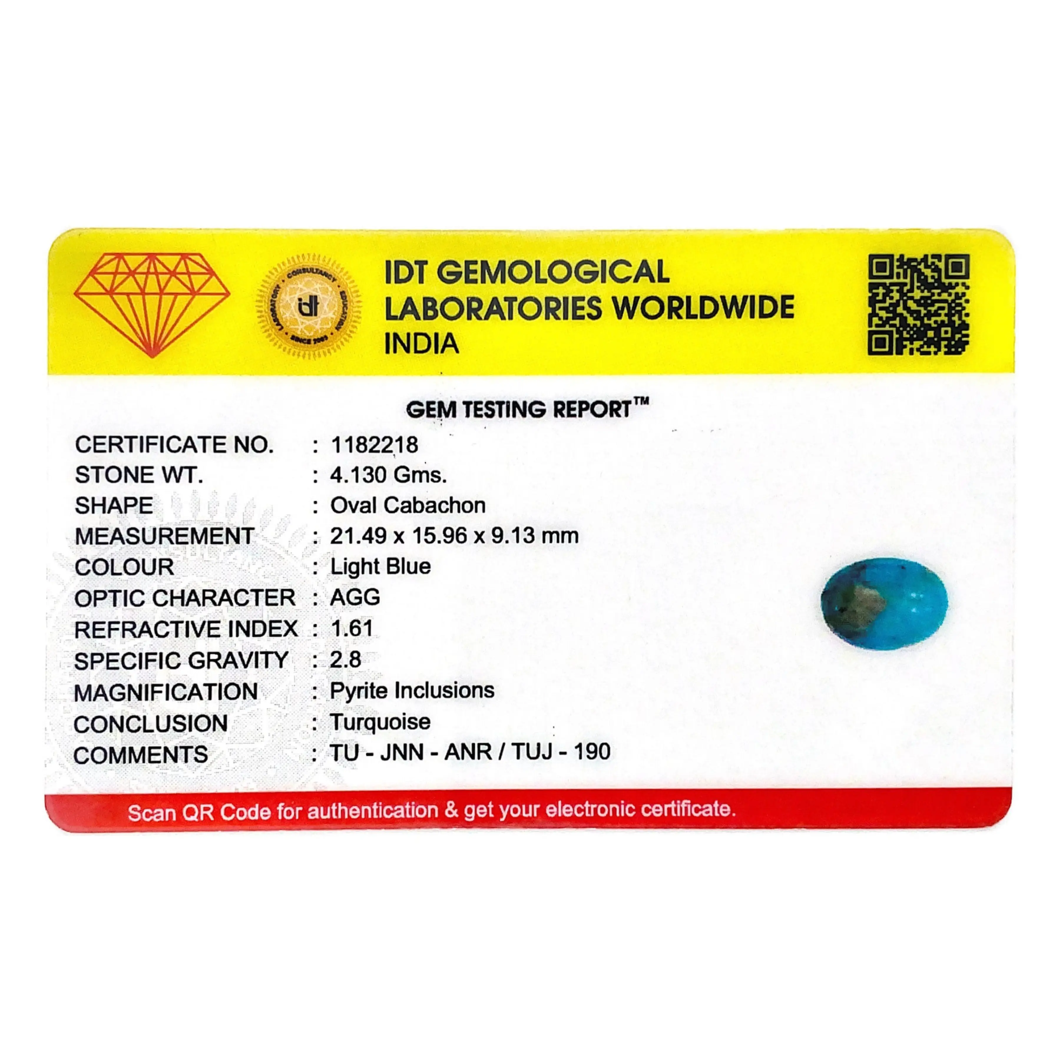 Pramogh Irani Firoza - 20.65 Carat - view 4