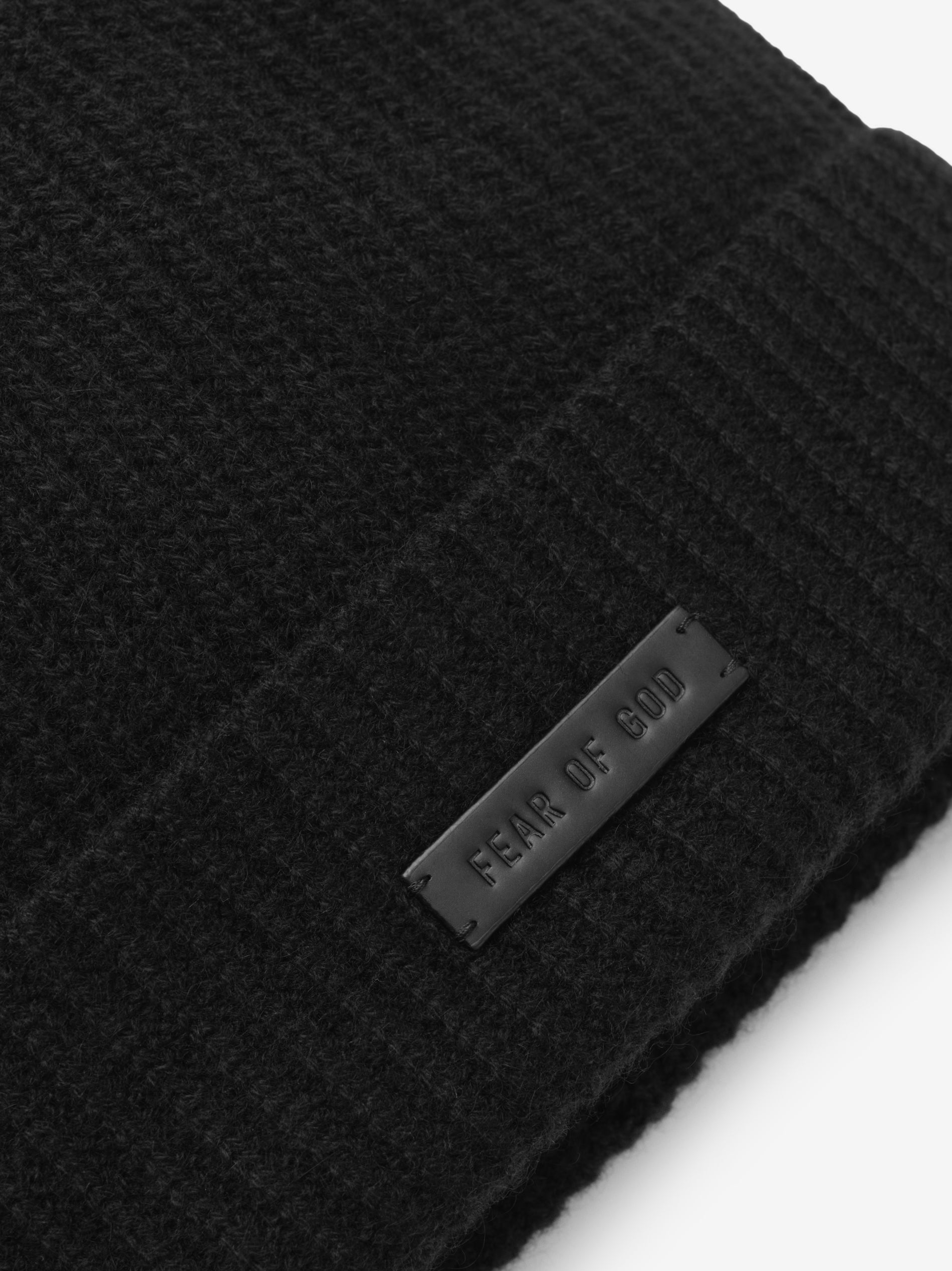 Fear of God Cashmere Beanie – Black - view 2