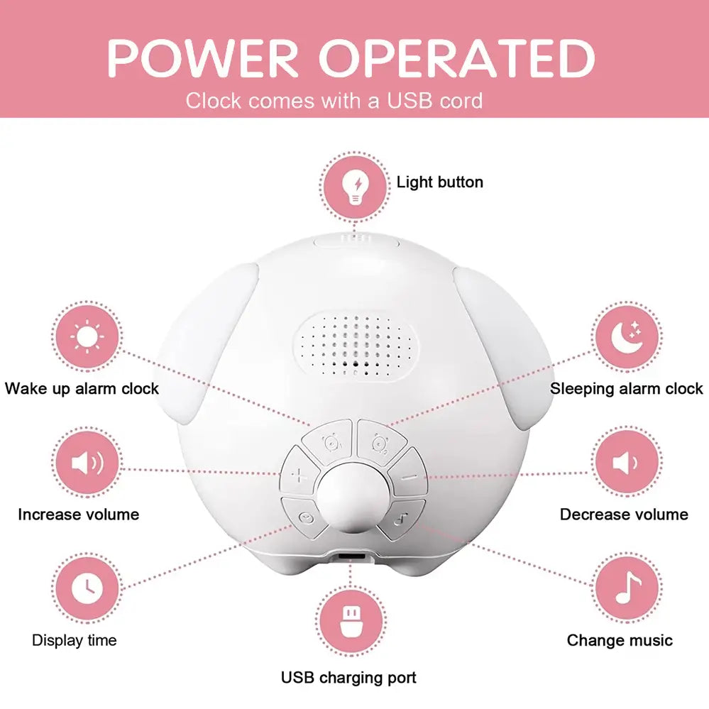 Peeperly Portable Smart Alarm Clock Night Lamp - view 9