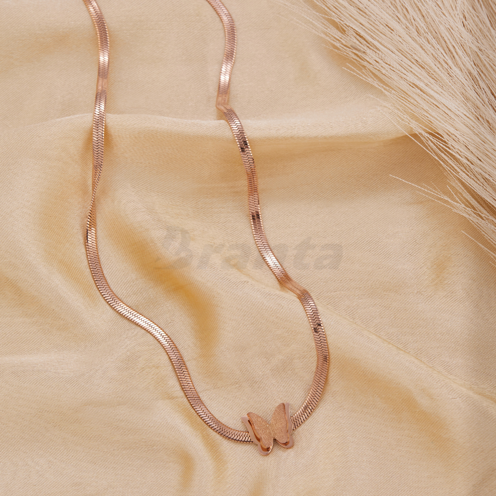 Branta Butterfly Snake Necklace - view 2