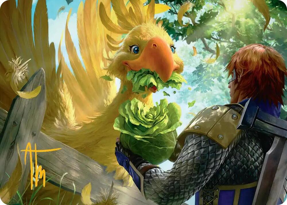 Magic 10/53 - Gysahl Greens Art Card [FINAL FANTASY: Art Series] [Gold-Stamped]