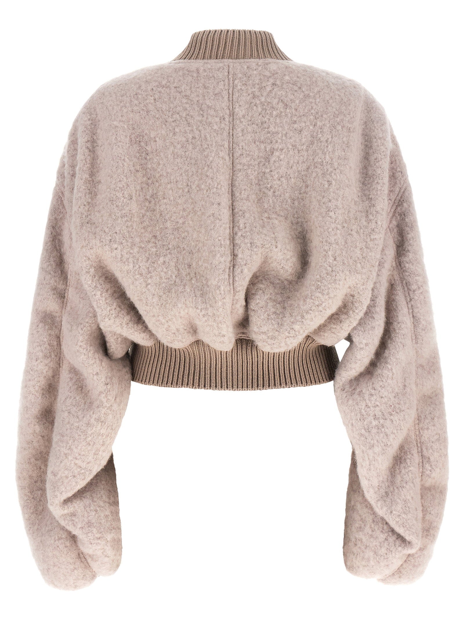 Rick Owens Secchia Cropped Flight Bomber Jacket - view 2