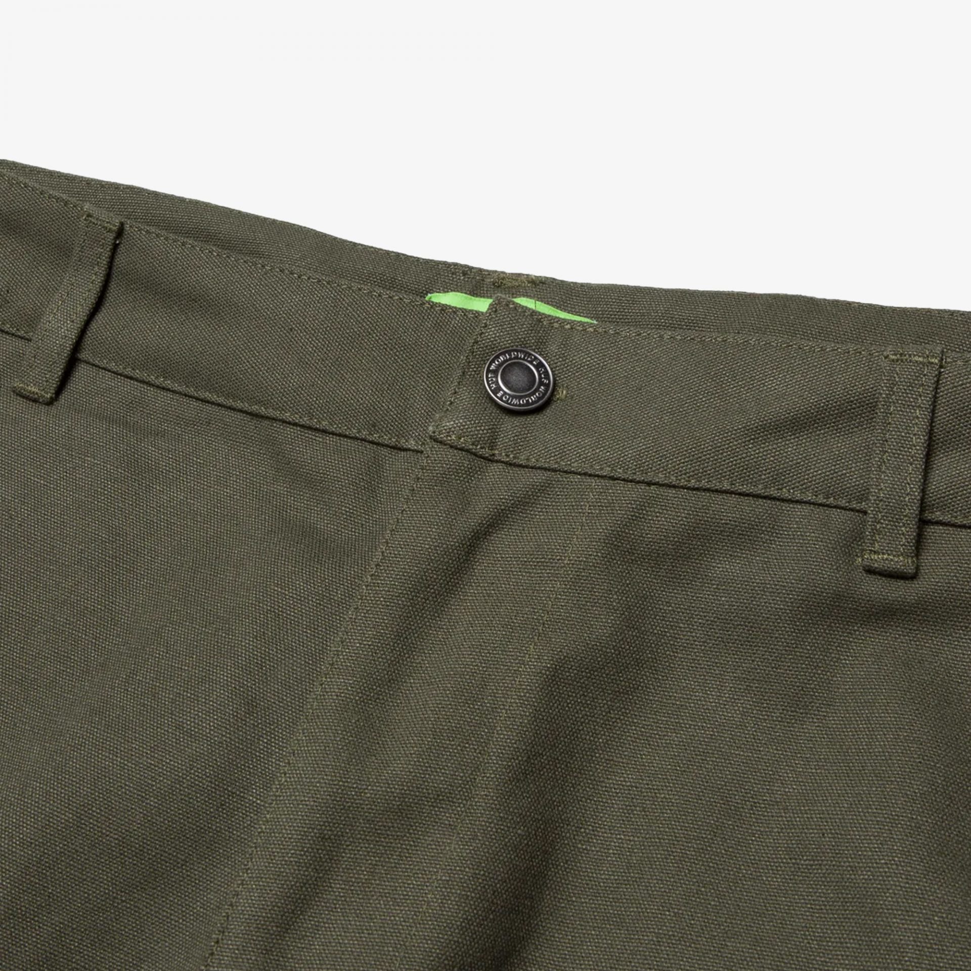 Huf | Gilman Double Knee Pant { Olive - view 2