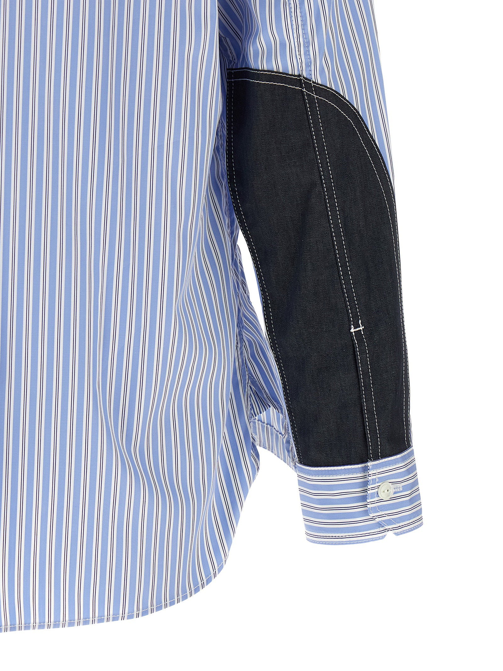 Junya Watanabe Denim Insert Shirt – 100% cotton - view 4