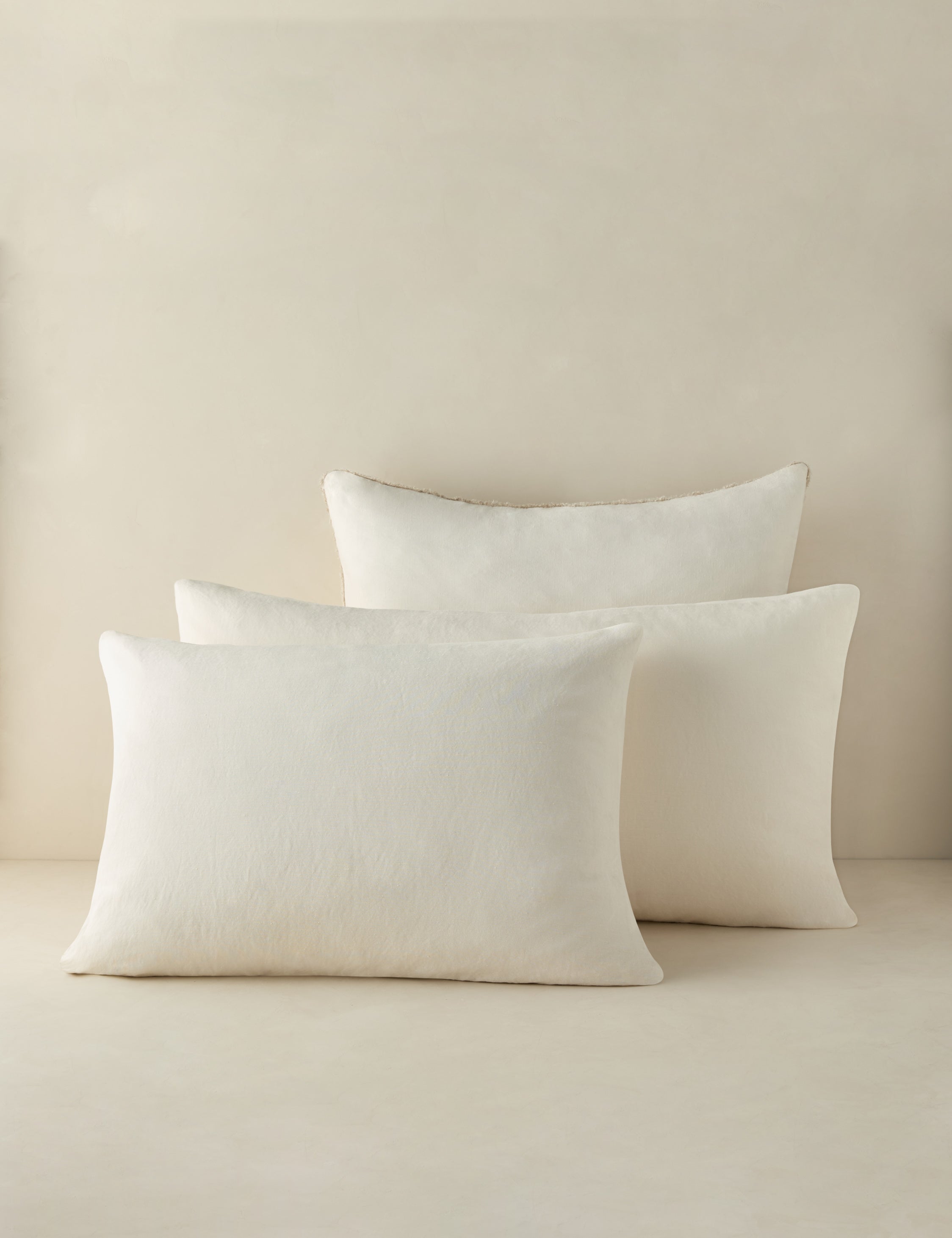 Lulu and Georgia Yuka European Flax Linen® Bamboo Sham by DISC Interiors - view 2