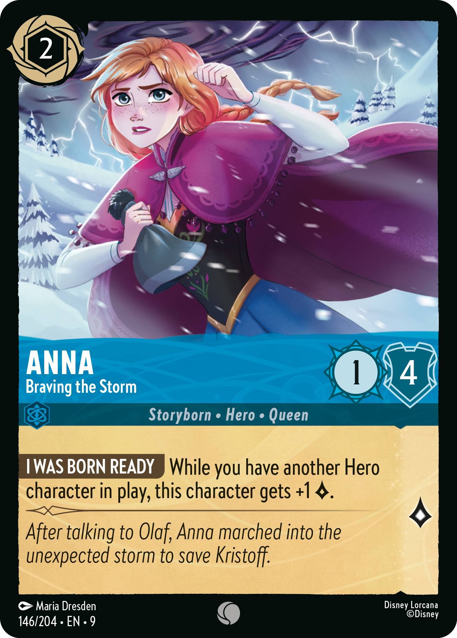 Lorcana Anna - Braving the Storm - 146/204 [Fabled] [Non-Foil]