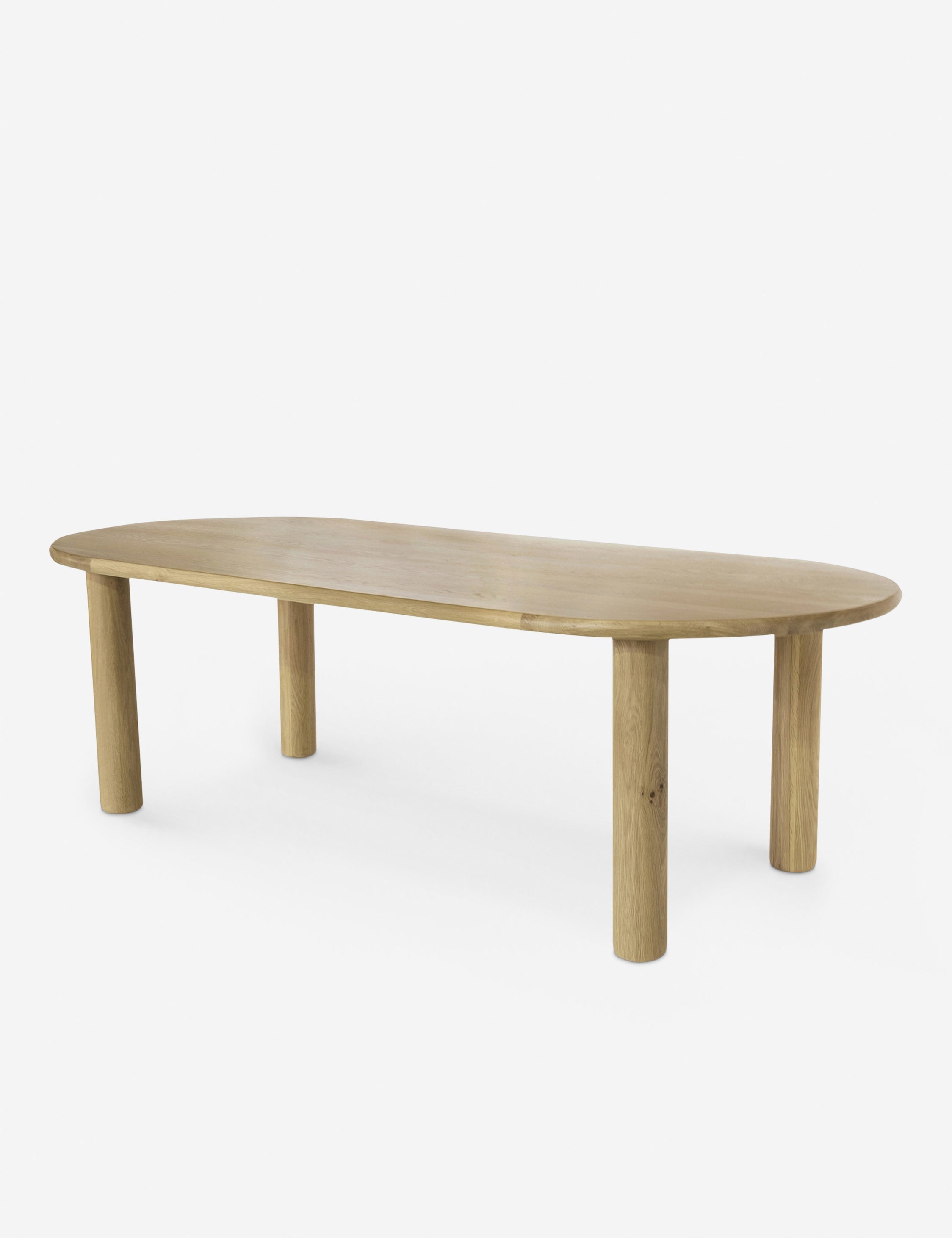Lulu and Georgia Dever Oval Dining Table – Natural