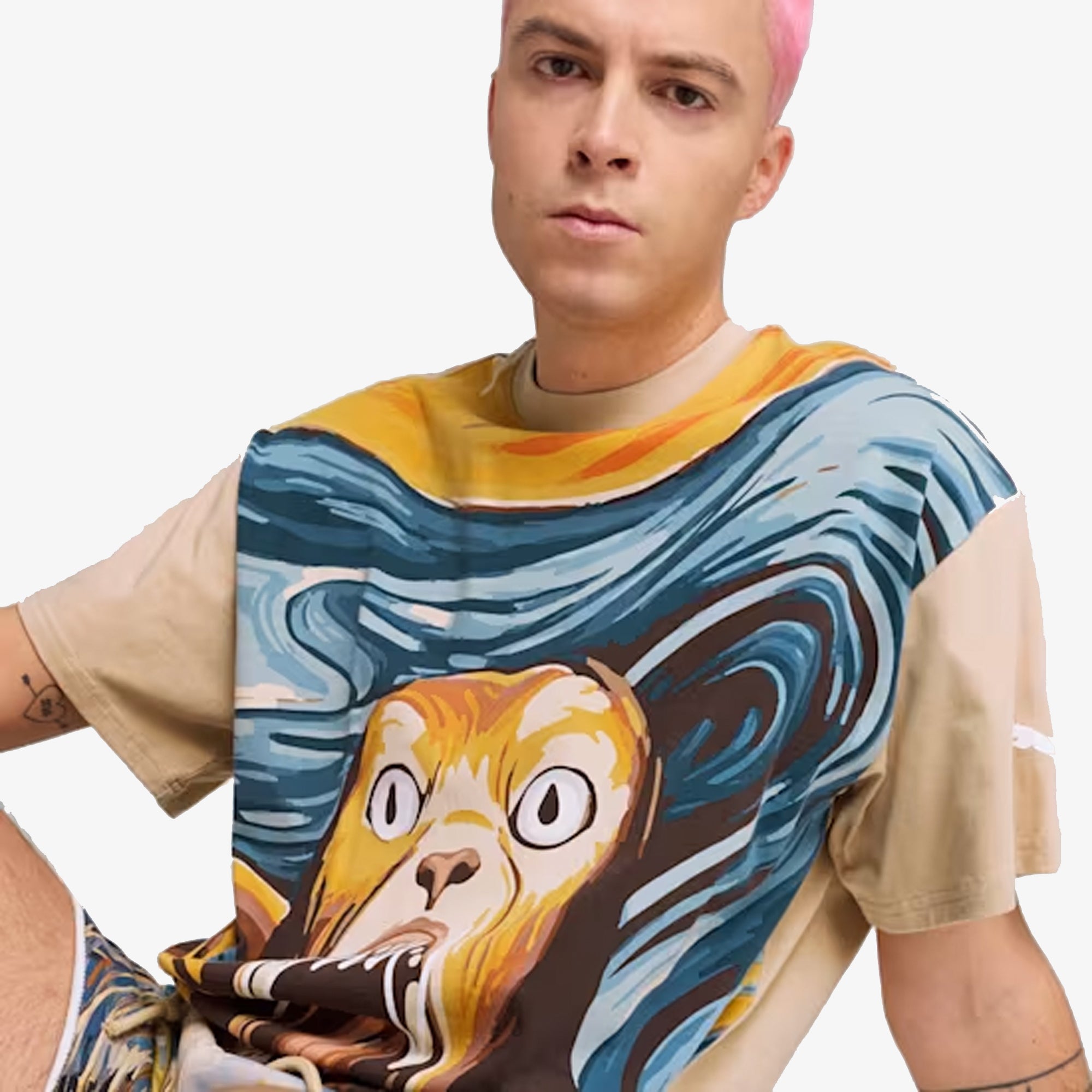 Puma | X Dylan Exhibit Tee { Light Sand - view 2