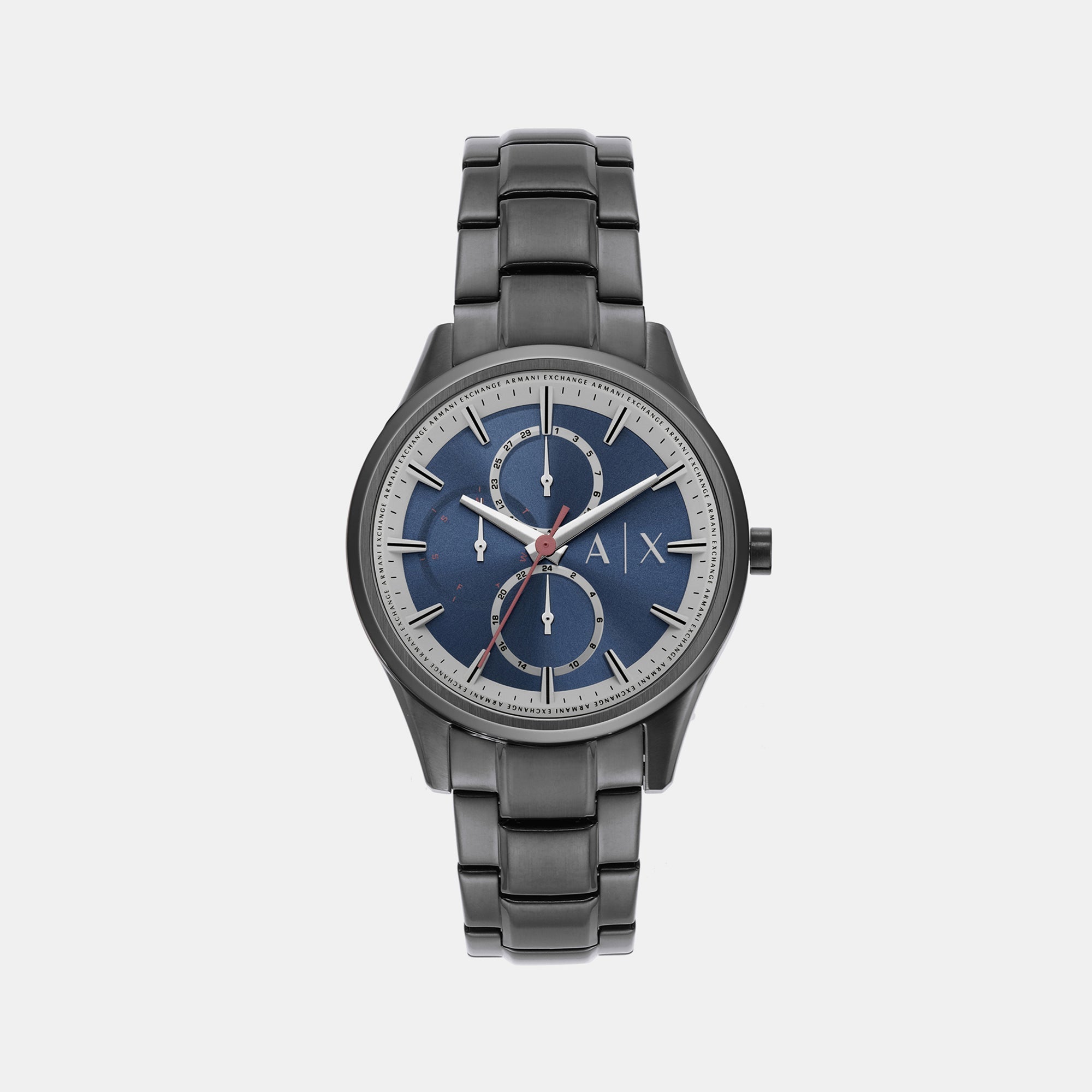 Armani Exchange Dante Men Quartz Blue Dial Chronograph Stainless Steel Watch AX1871