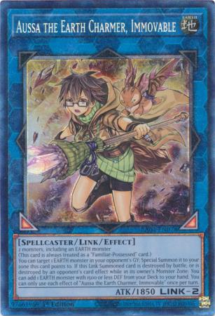 Yu-Gi-Oh! Aussa the Earth Charmer, Immovable - RA04-EN078 - Collector's Rare - 1st Edition
