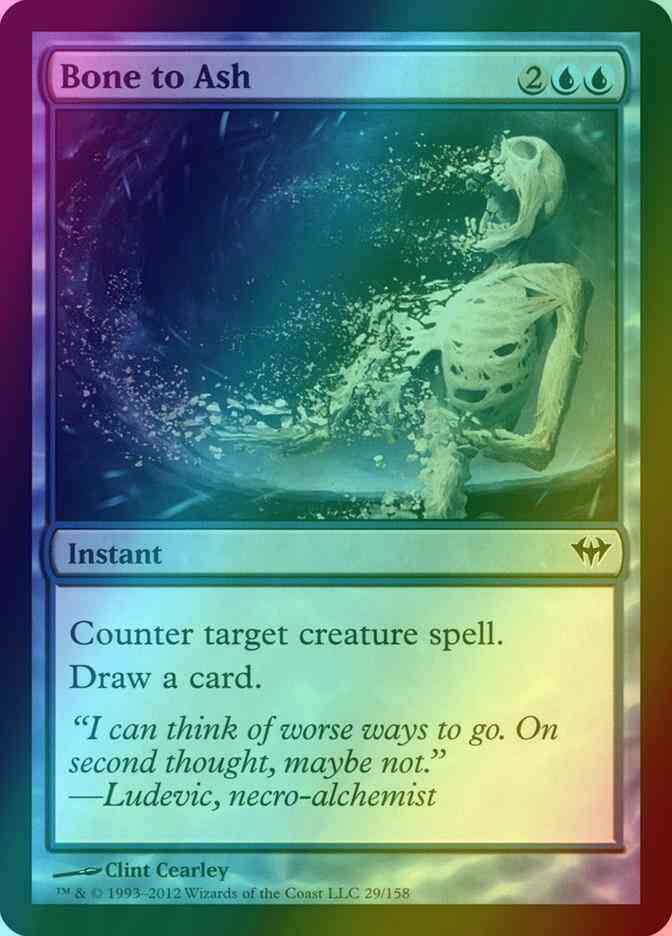 Magic Bone to Ash [29] [Dark Ascension] [Foil]