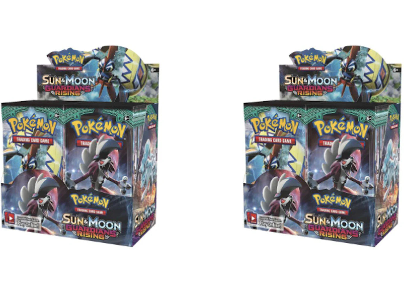 Pokémon 2017 Pokemon Sun & Moon Guardians Rising Booster Box 2X Lot