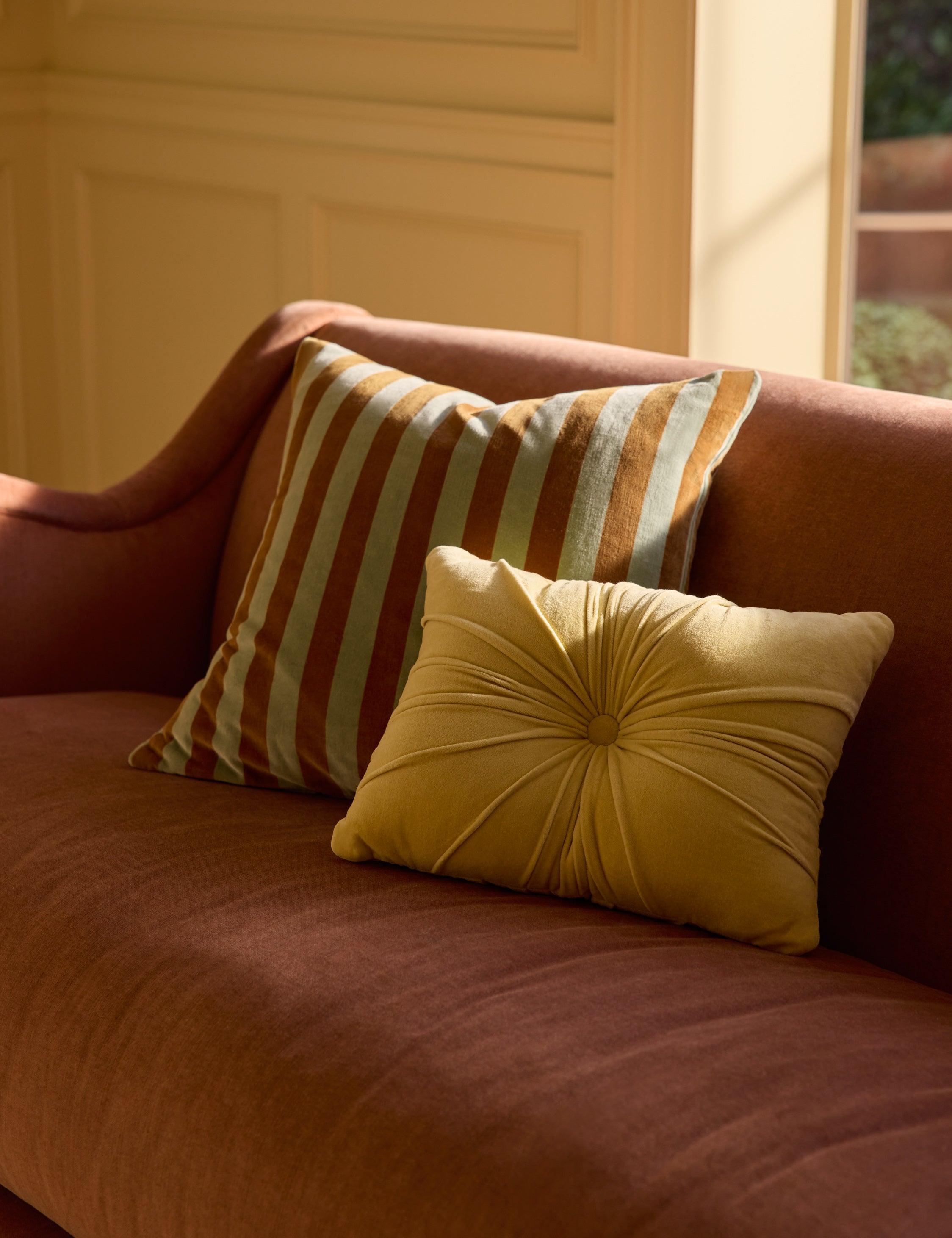 Lulu and Georgia Monroe Velvet Lumbar Pillow - view 4