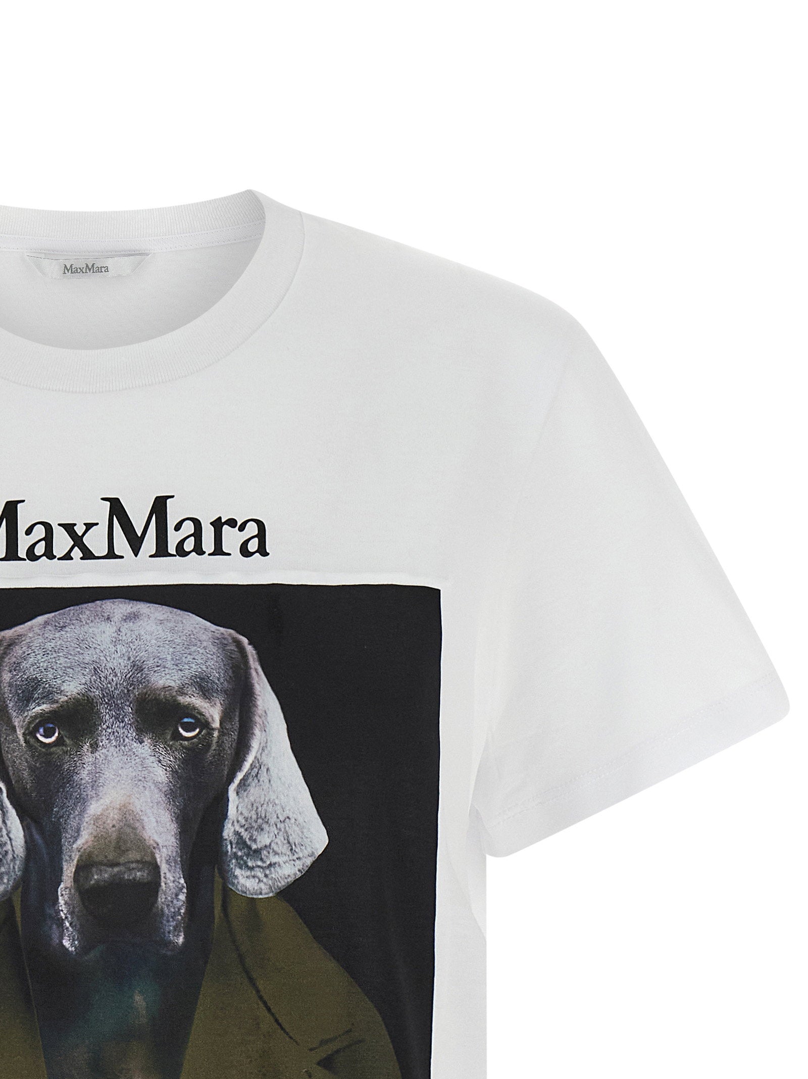 Max Mara Mxmcalca T-shirt – 100% cotton - view 3