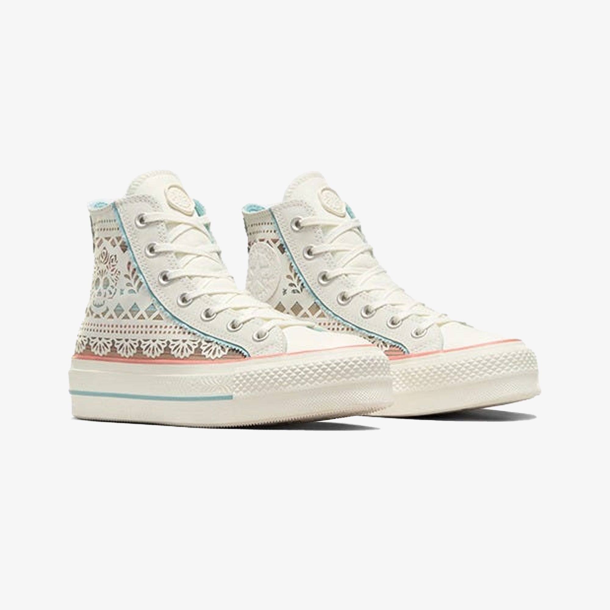Converse | CHUCK TAYLOR ALL STAR LIFT DAY OF THE DEAD { BEIGE - view 3