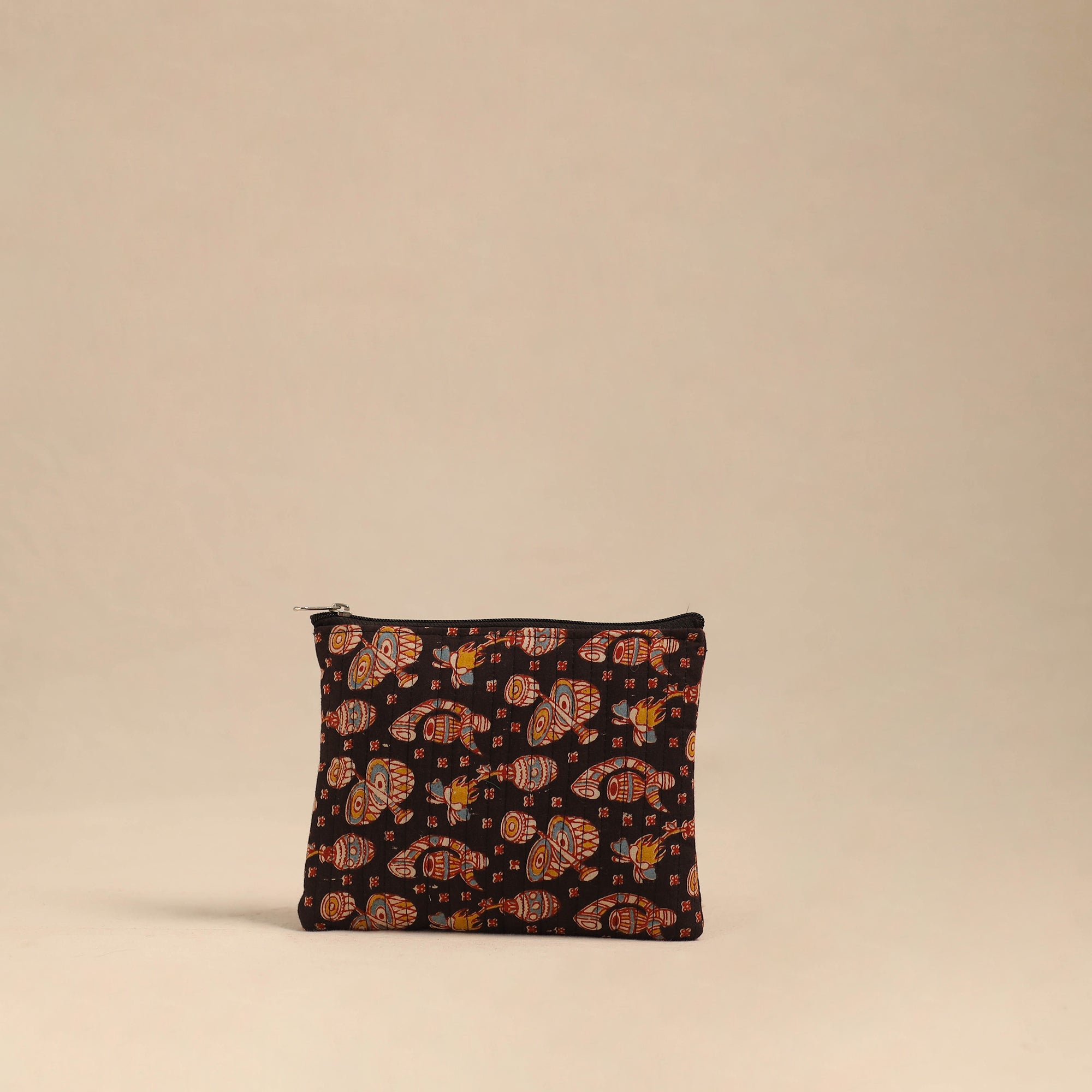 NOORI BAZAR Black - Handmade Cotton Utility Pouches (Set of 3) 27 - view 2