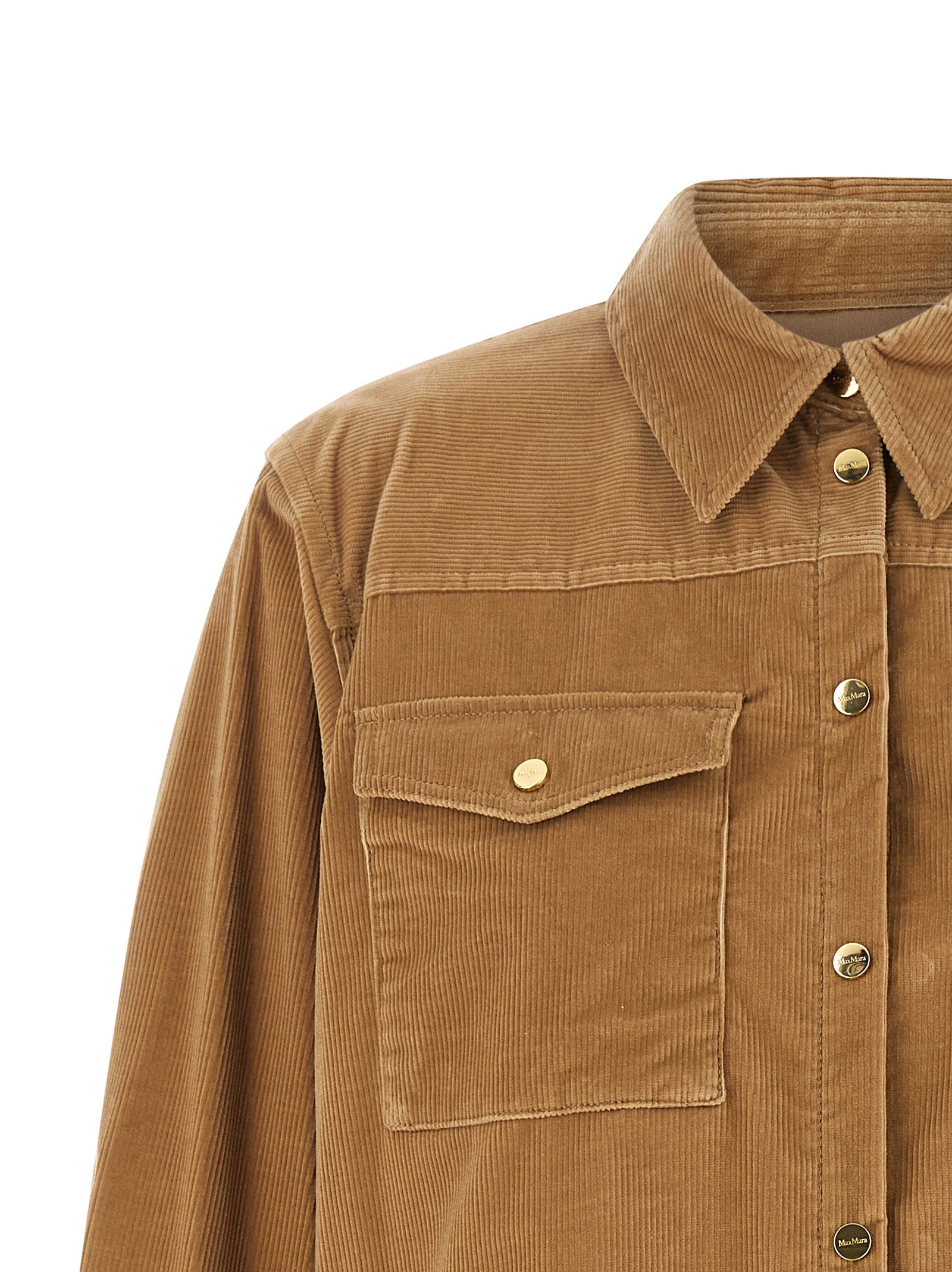 Max Mara Studio Mstrivolo Overshirt – 98% cotton, 2% elastane - view 3