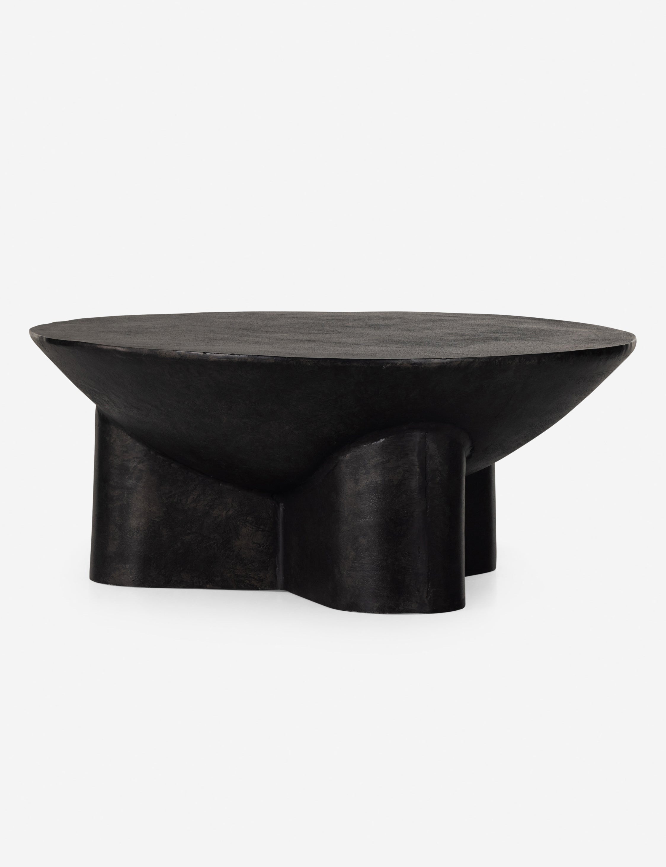 Lulu and Georgia Lagos Round Coffee Table – Black - view 4
