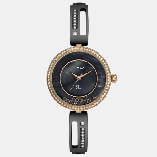 Timex Fria Women Quartz Mother Of Pearl Dial Analog Brass Watch TWEL16500