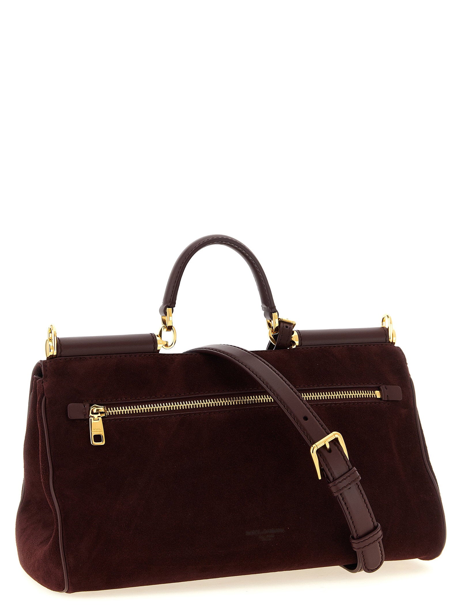Dolce & Gabbana Medium Suede My Sicily Handbag - view 2