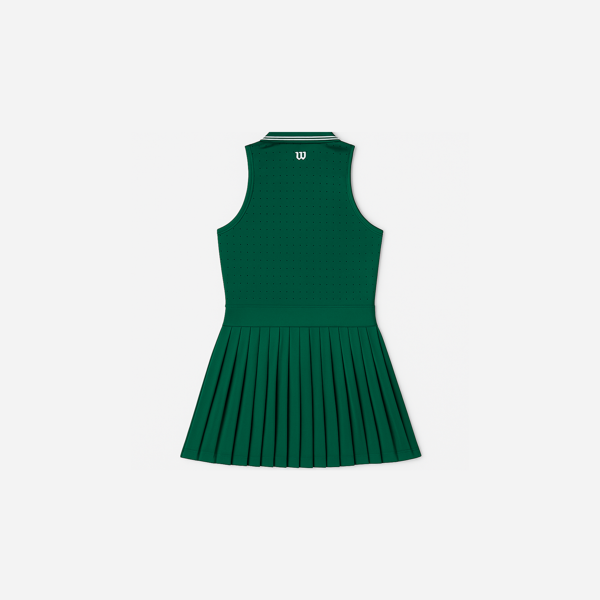 Wilson All Court Unlined Tennis Dress Field Green - view 2