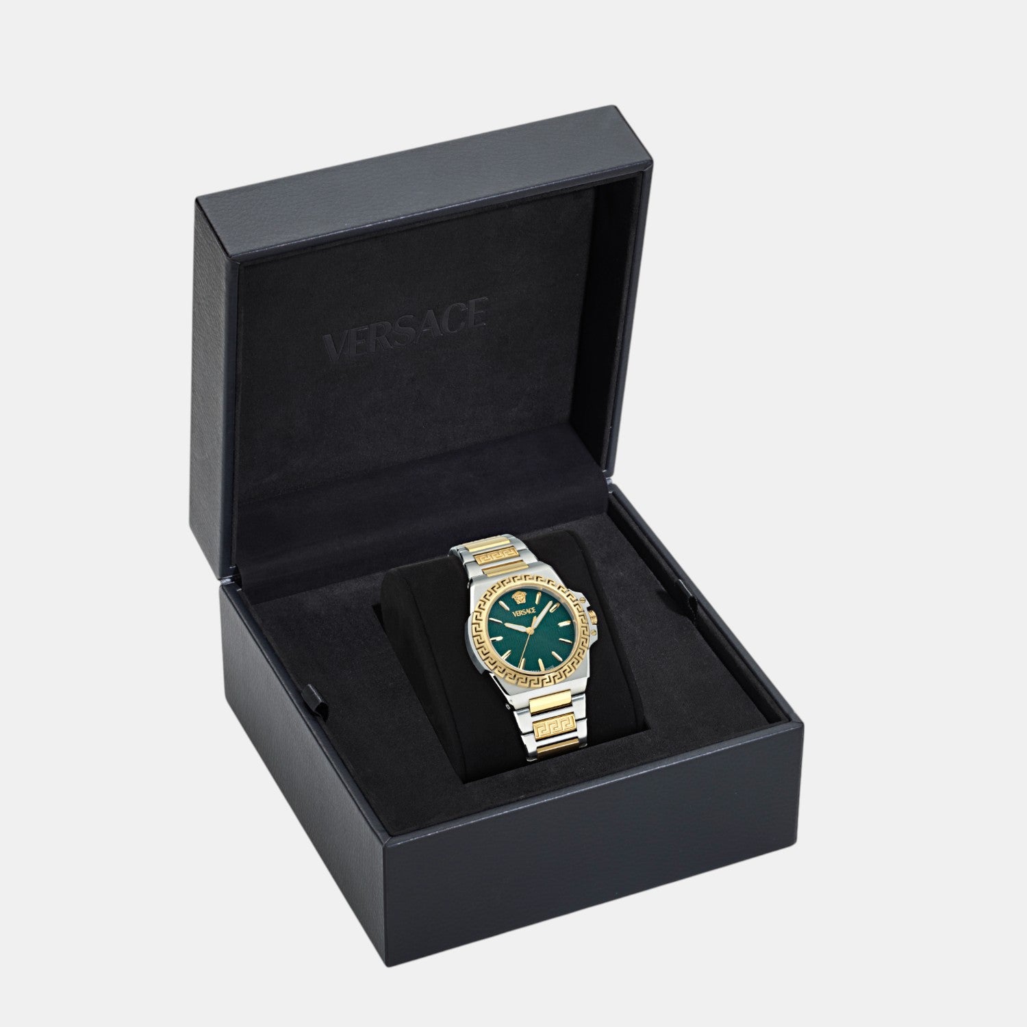 Versace Greca Reaction Women Quartz Green Dial Analog Stainless Steel Watch VE0D00425 - view 4