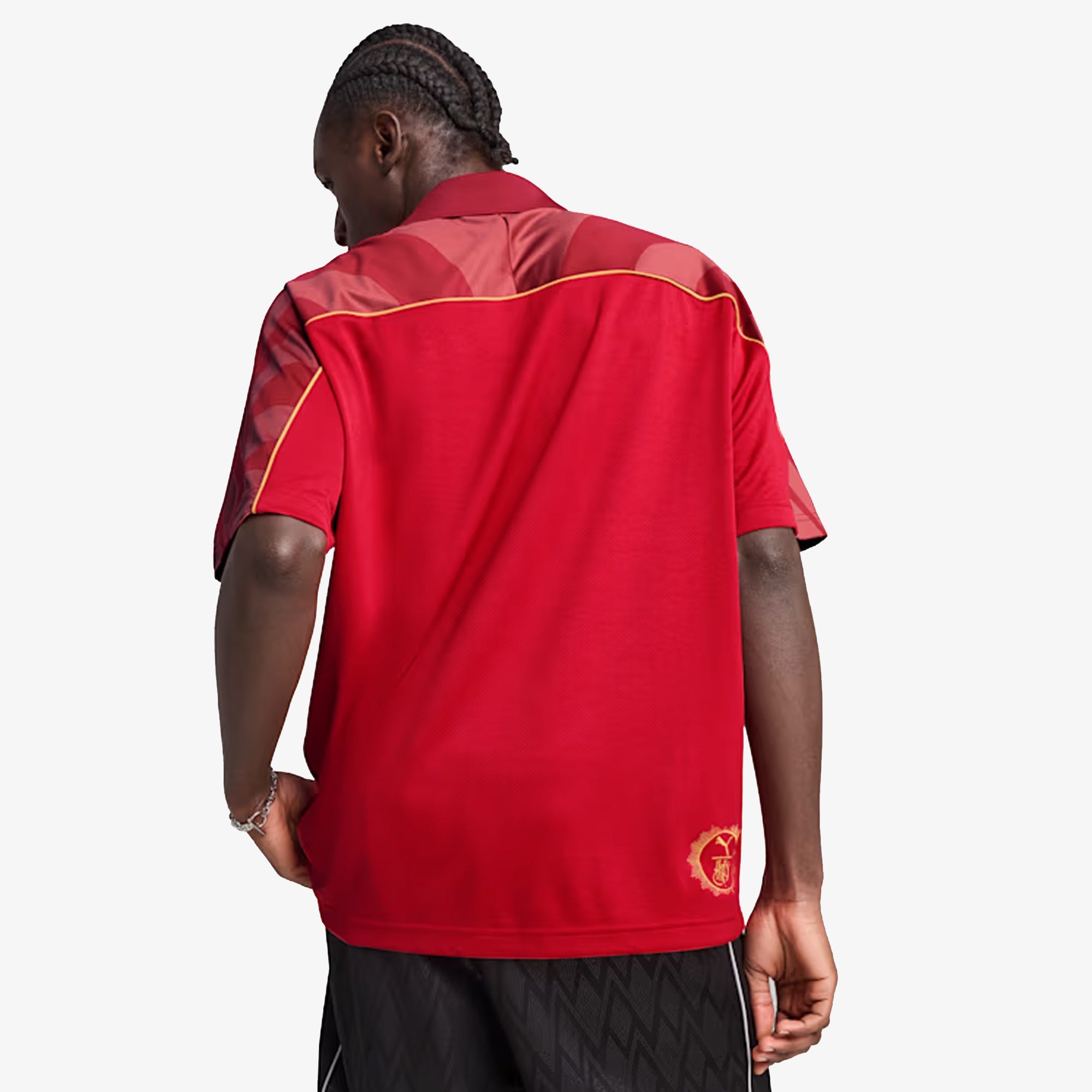 PUMA | x HARRY POTTER FIT FOOTBALL JERSEY { DARK CRIMSON - view 2