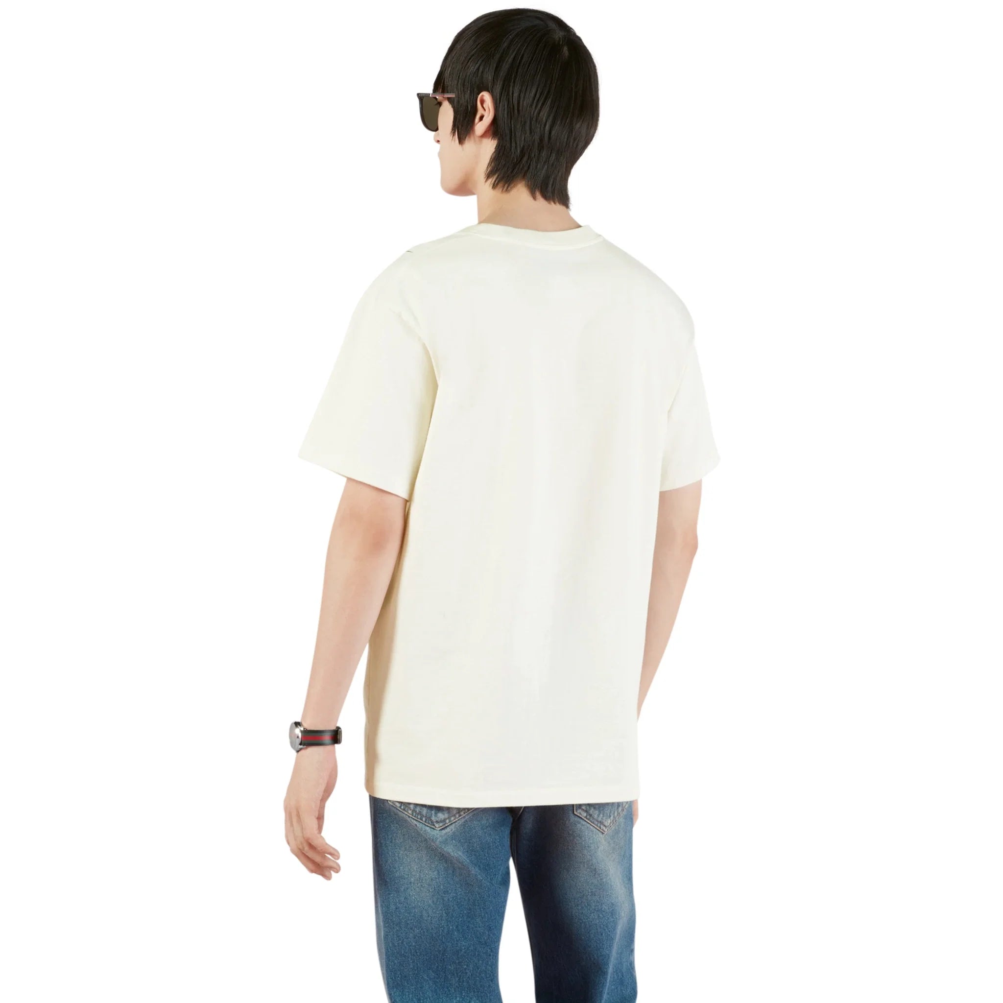 Gucci Blade Print White T Shirt - view 2