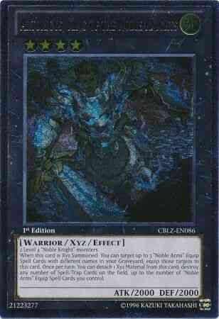 Artorigus king – Yu-Gi-Oh! Artorigus, King of the Noble Knights - CBLZ-EN086 - Ultimate Rare - 1st Edition