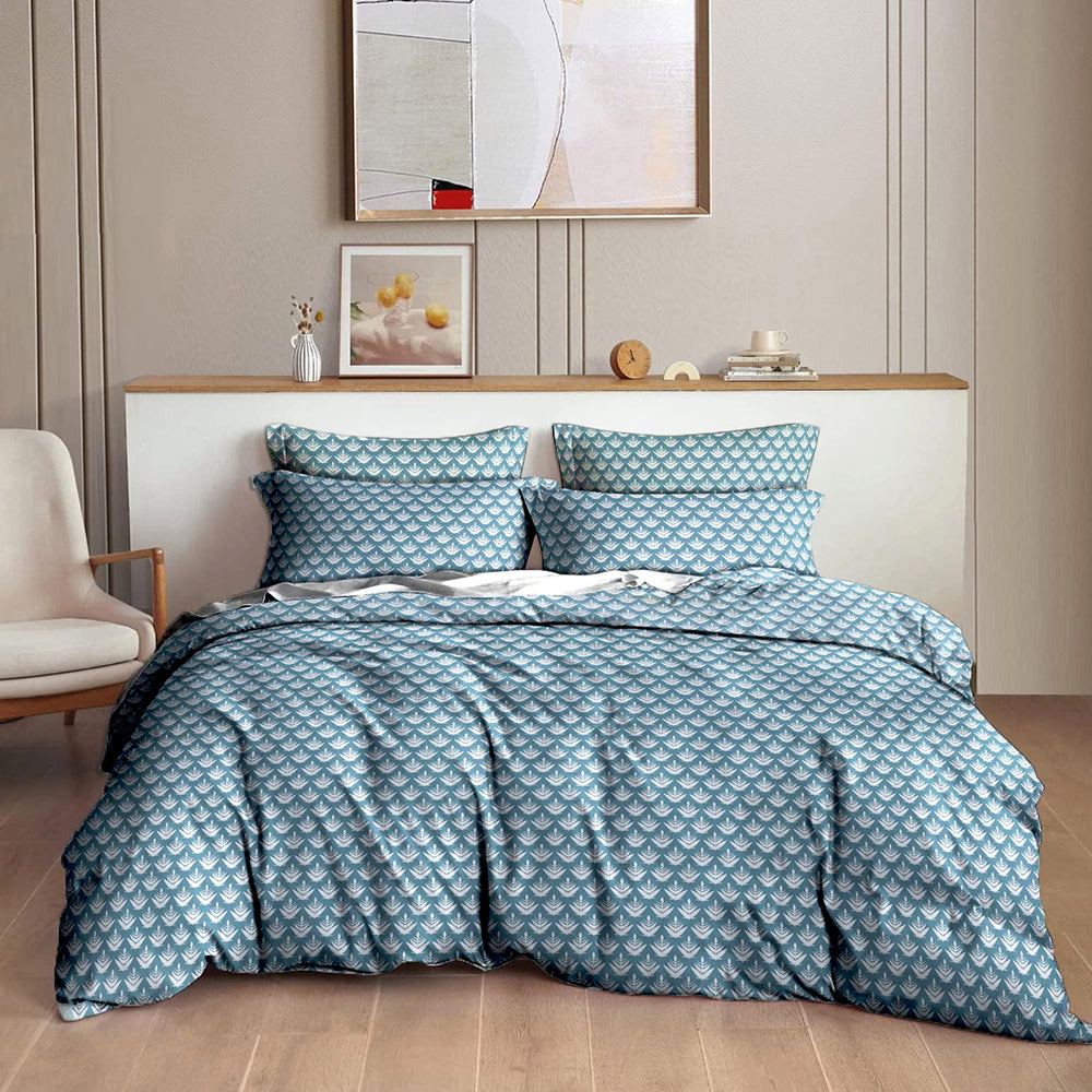 Swayam India Grand Opal Double Bedsheet with 2 Pillow Covers - 23509