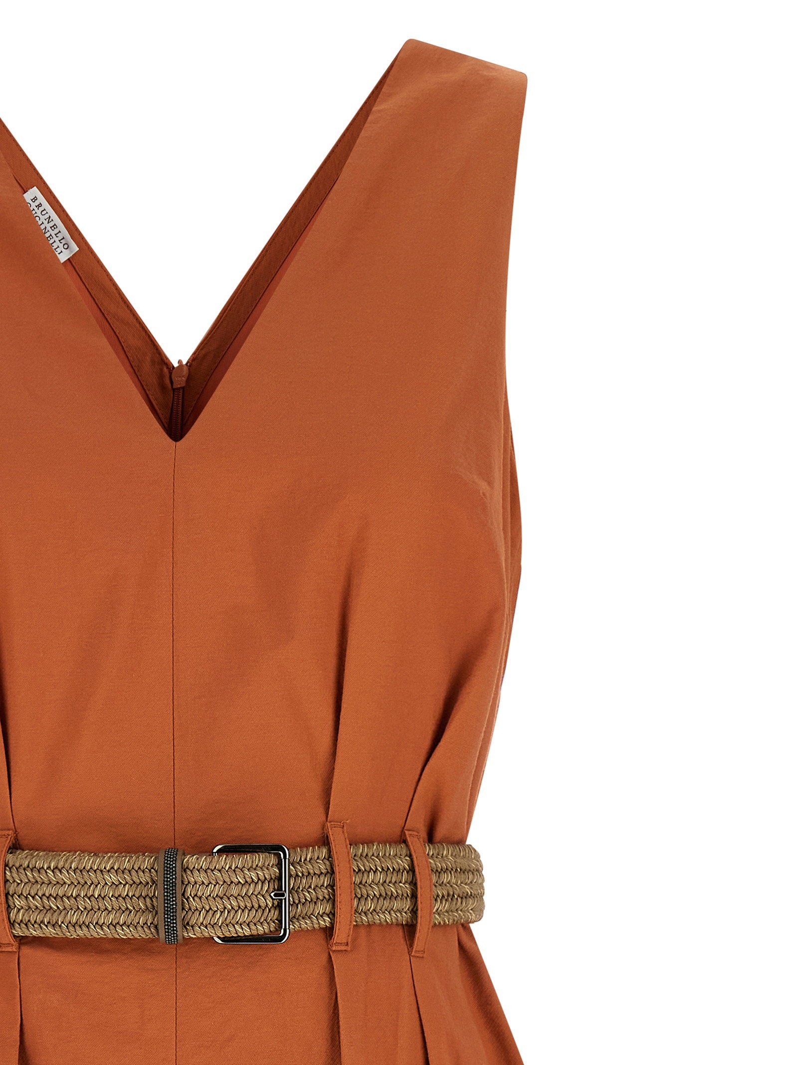 Brunello Cucinelli Texture Twill Dress - view 3