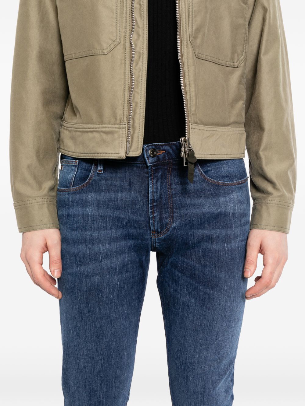 Emporio Armani Denim cotton jeans – 2% ELASTANE, 98% COTTON - view 3