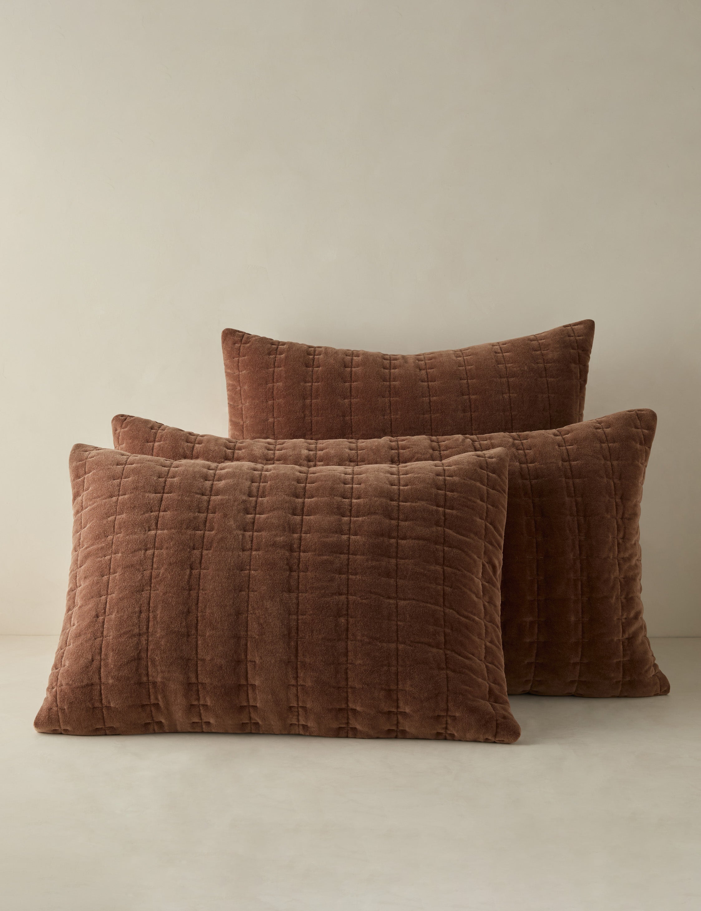 Lulu and Georgia Anderson Velvet Quilted Sham