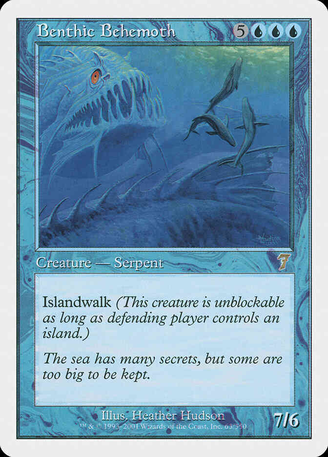 Benthic behemoth 63 – Magic Benthic Behemoth [63] [Seventh Edition] [Non-Foil]