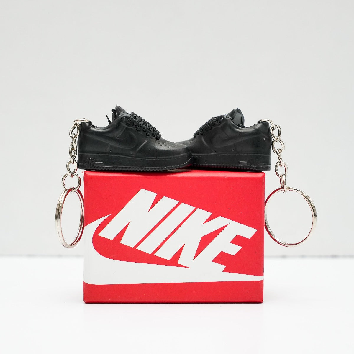 Kicks Machine 3D Sneaker Keychain With Box - Air Force 1 Black