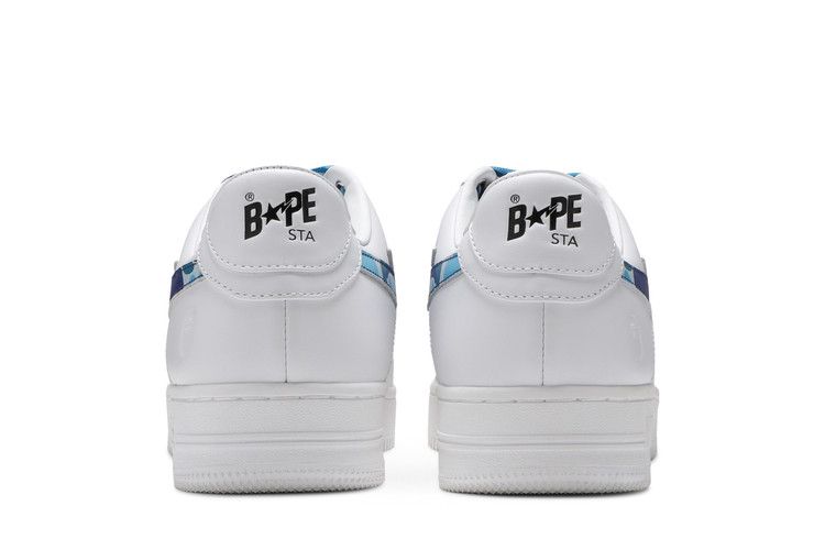 A Bathing Ape Bape Sta Low White ABC Camo Blue (2021) - view 6