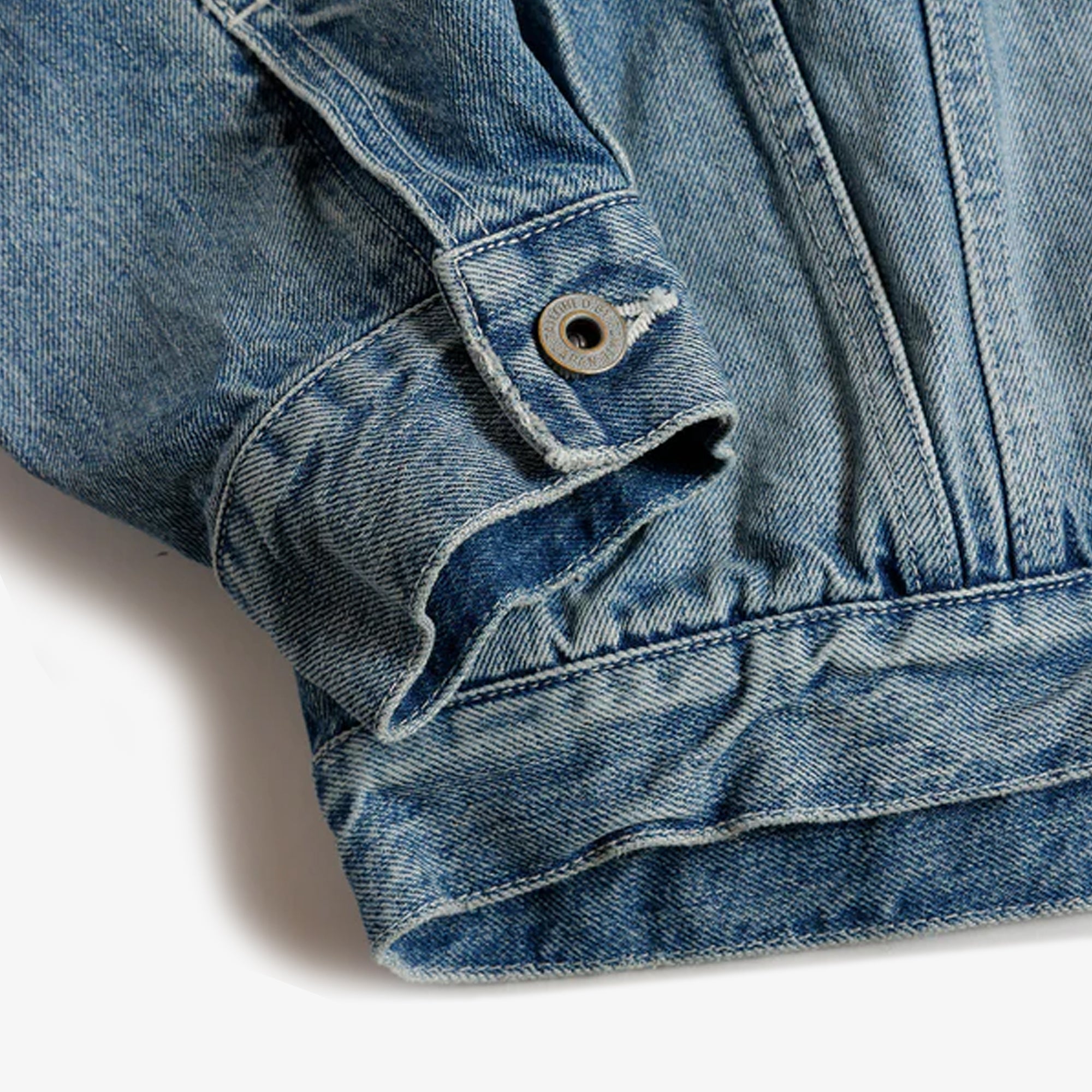 Fdmtl | Denim Haori Jacket 4yr Wash { Indigo - view 4