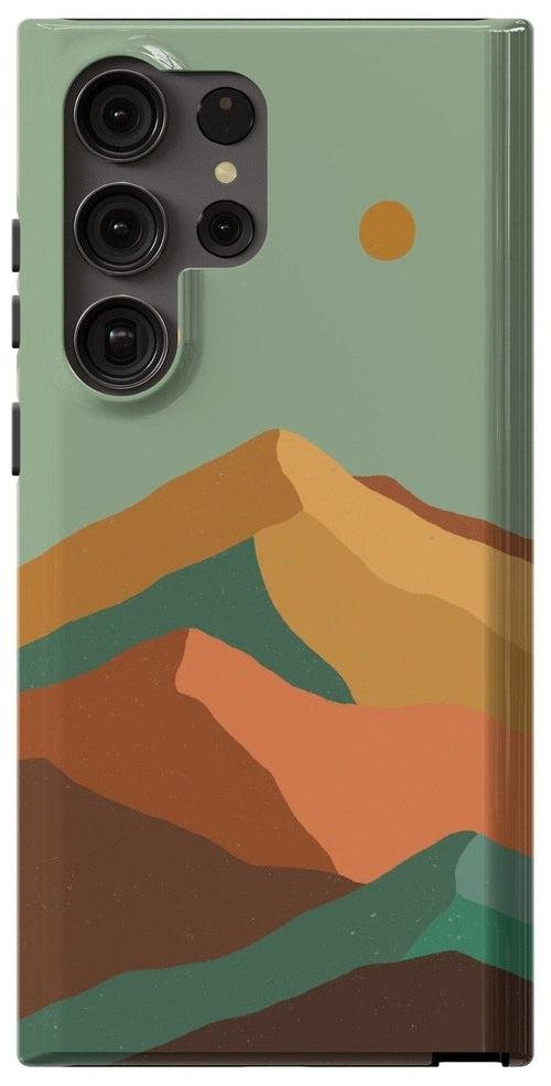 Casetry Endless Peaks | Colorblock Mountain Samsung Case