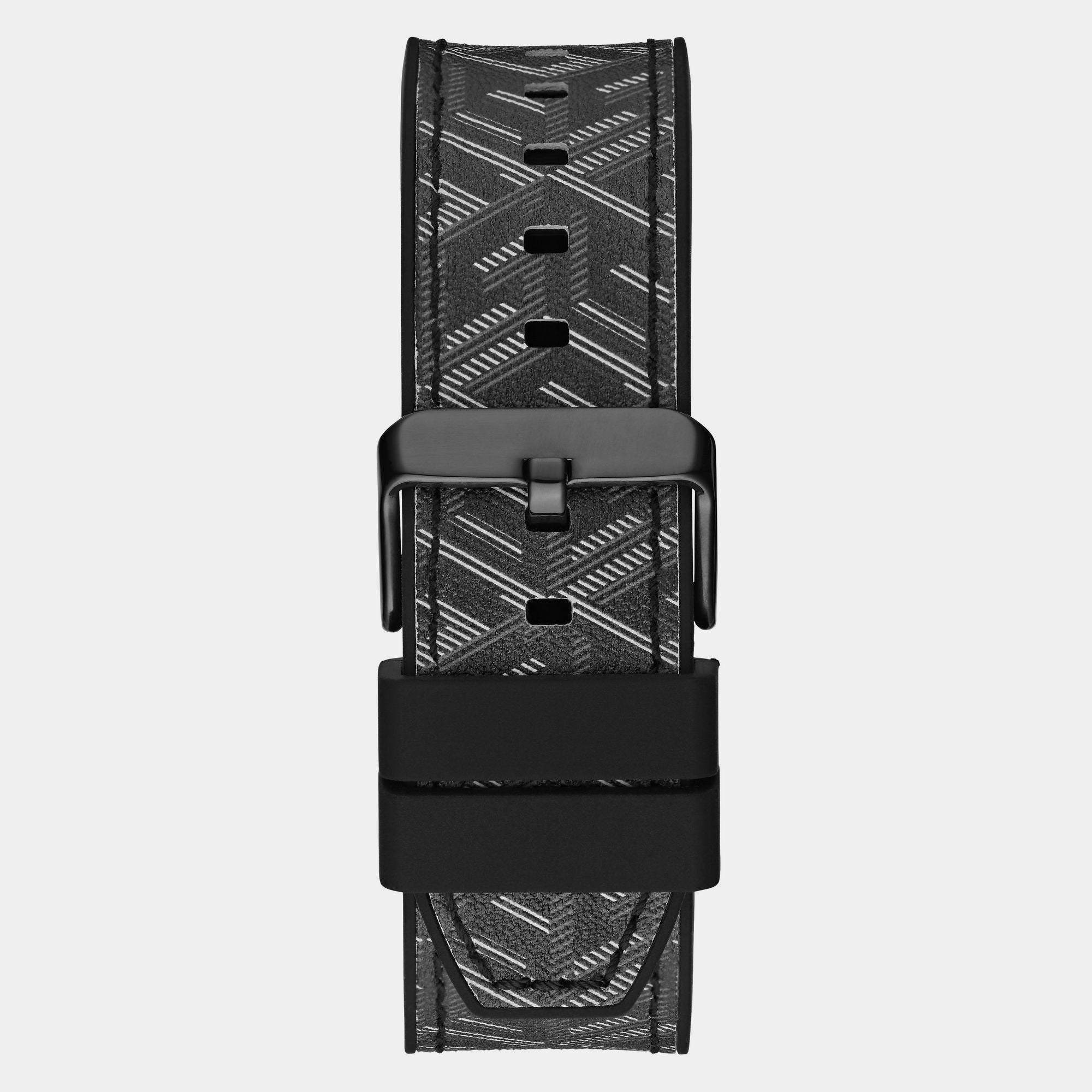 Guess Falcon Men Quartz Black Dial Chronograph Leather Watch GW0645G2 - view 3