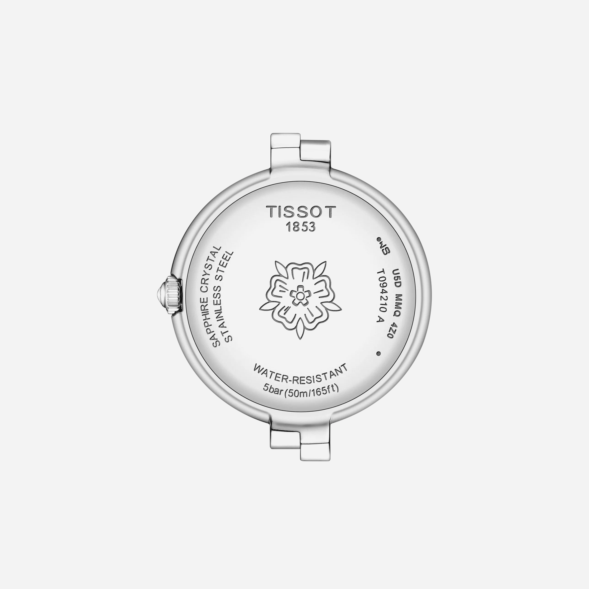 Tissot Flamingo Silver Dial Stainless Steel Bracelet 30mm - view 2
