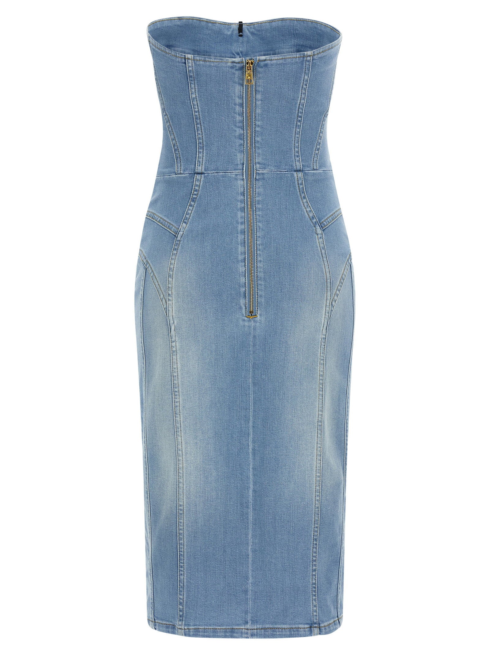 Elisabetta Franchi Denim Dress - view 2