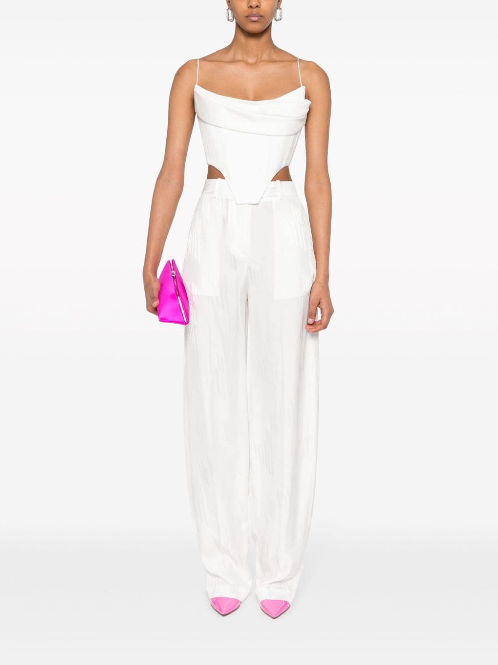 The Attico Logo trousers - view 3