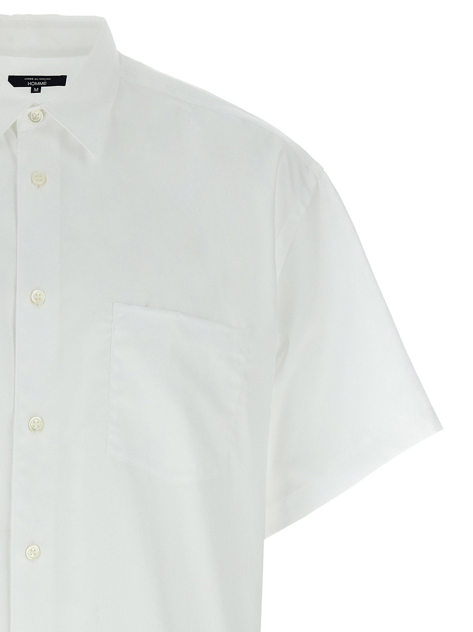Comme Des Garҫons Homme Logo Embroidery Shirt - view 3