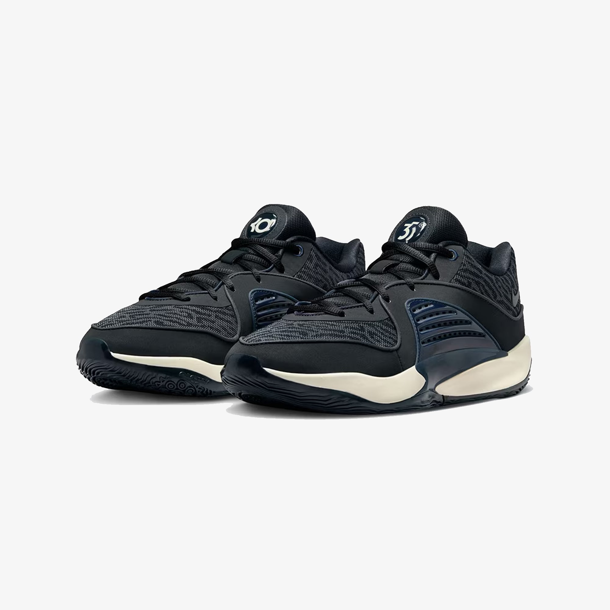 Nike | KEVIN DURANT KD16 EP { BLACK/BLACK-DK SMOKE GREY-COCONUT MILK
