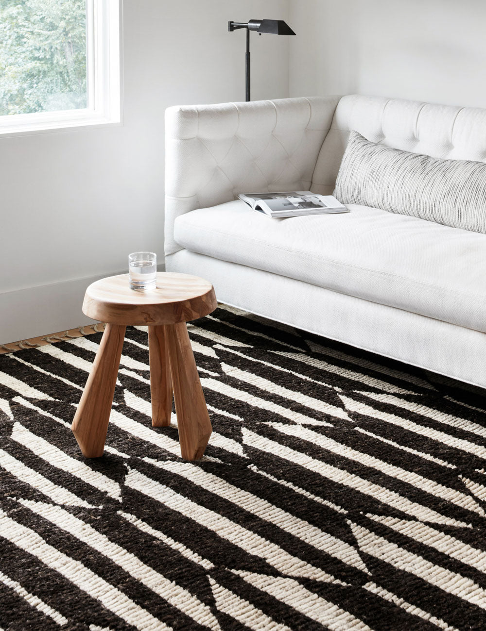 Lulu and Georgia Victoire Hand-Knotted Wool Rug - view 2