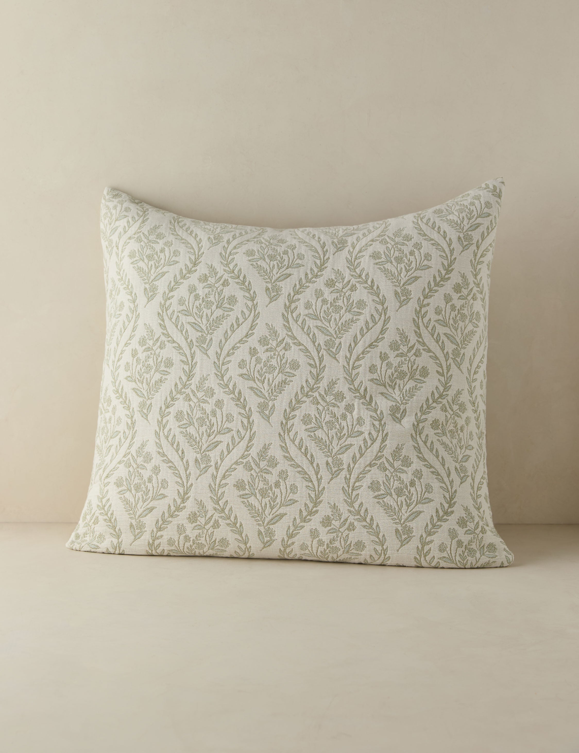 Lulu and Georgia Denby Cotton Sham – Sage - view 2