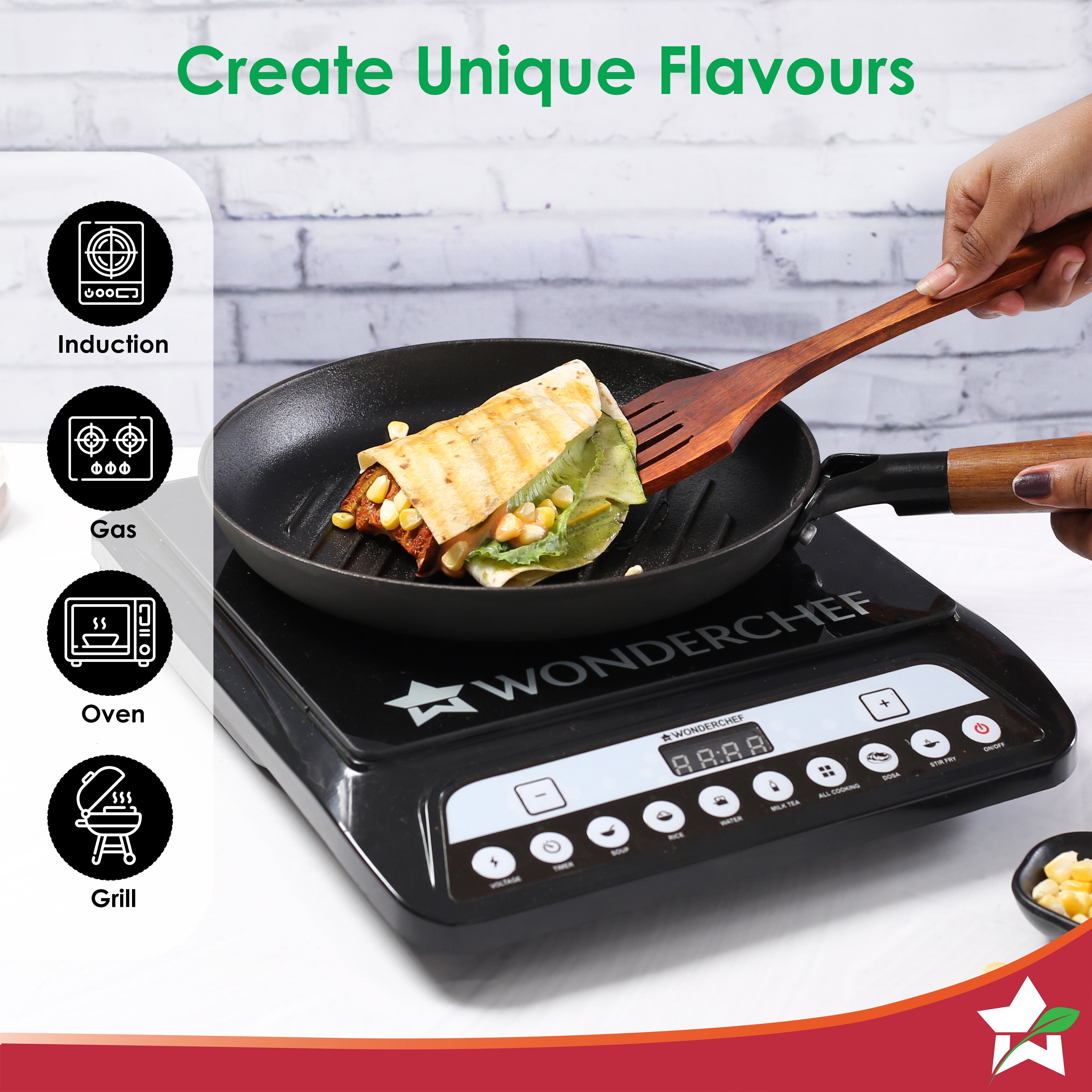 Wonderchef Pre-Seasoned Ferro Light 24cm Grill Pan| 2.5MM - view 7